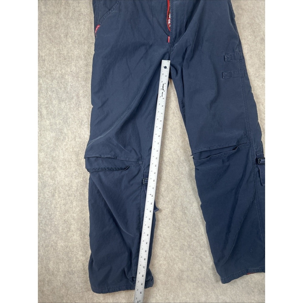 y2k ecko unltd Hiking Pants Blue Size 36 - Picture 6 of 7